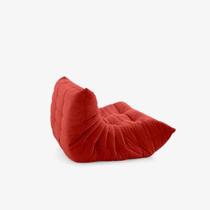 Modern Italian Design Caterpillar <b>Floor</b> <b>Sofa</b> Luxury Small 2 Seater Fabric Couch for Apartment - Product Image 3