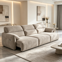 Canapé inclinable modulaire VOXHOME avec repose-pieds extensible, convertible en fauteuil lounge, meubles de salon