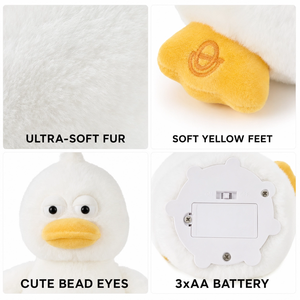 Peluche interactive canard chantant et dansant, qui tourne la tête, parle et répète les chansons <span class=keywords><strong>de</strong></span> berceuse, cadeau doux pour enfants - Product Image 6