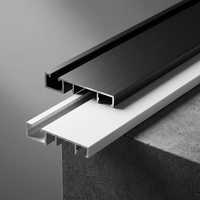 Plinthe murale de 150 mm avec profil LED, plinthe en aluminium, plinthe murale, plinthe de base, plinthe pour cloisons sèches en aluminium