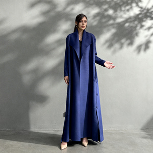 Robe Abaya en Polyester Plissée Imprimée Personnalisée de Haute Qualité pour Femmes Musulmanes, Vêtement Élégant pour Occasions Spéciales - Product Image 1