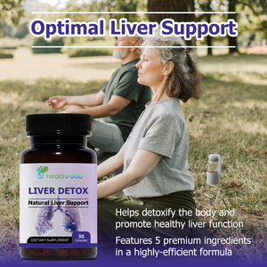 Wholesale <b>Liver</b> Detox <b>Capsules</b> with Proprietary Blend Detoxify and Cleanse the Body Improve Nutrient Absorption <b>Capsules</b> - Product Image 6