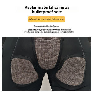 Venta al por mayor esquí en hielo Snowboard pantalones protectores trasero acolchado cadera almohadilla anticolisión elástico Deporte Pantalones cortos medias - Product Image 2