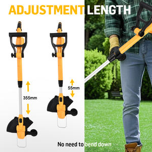 Tondeuse à gazon sans fil Vertak Factory 2000 mAh, outil <span class=keywords><strong>de</strong></span> <span class=keywords><strong>coupe</strong></span> d'herbe rechargeable 20 V, largeur <span class=keywords><strong>de</strong></span> <span class=keywords><strong>coupe</strong></span> 250 mm, tondeuse à gazon - Product Image 4