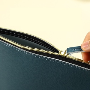 Qetesh PU Высококачественный простой стиль мужской деловой мешок для файлов Премиум А4 органайзер для документов и бизнес-портфолио с застежкой-молнией - Product Image 4