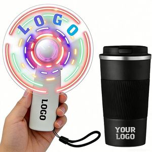 Ventilador LED de Mano con Mensajes Personalizados, Mini Ventilador Portátil con Batería, Regalo Promocional para Eventos Empresariales, Artículos para Fiestas al por Mayor - Product Image 1