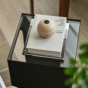 Table d'appoint géométrique minimaliste moderne en métal, petite table basse pour salon, accessoire de mobilier domestique populaire - Product Image 5