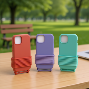 Funda de silicona para teléfono con correa para iPhone, ajuste universal, varios colores - Product Image 3