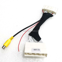 40pin Araba Arka Kamera Geri Vites RCA Video Dönüştürme Kablosu DC Fişi Nissan Teana 2019 için Orijinal Monitör Bağlantı Adaptörü 2 m