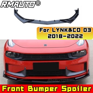 For LYNK&CO 03 2018-2022 <b>Car</b> Front Bumper Lip Splitter <b>Diffuser</b> Spoiler Body Kit Bumper Protector Guard Cover Modification Part - Product Image 2