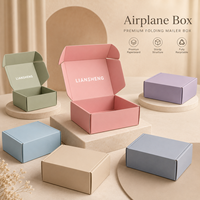 Individuell Bedruckte Rosa Versandkartons Recycelbare Wellpappe Faltbare Versandbox für Kleidung Kosmetik Geschenkverpackung Mit Logo
