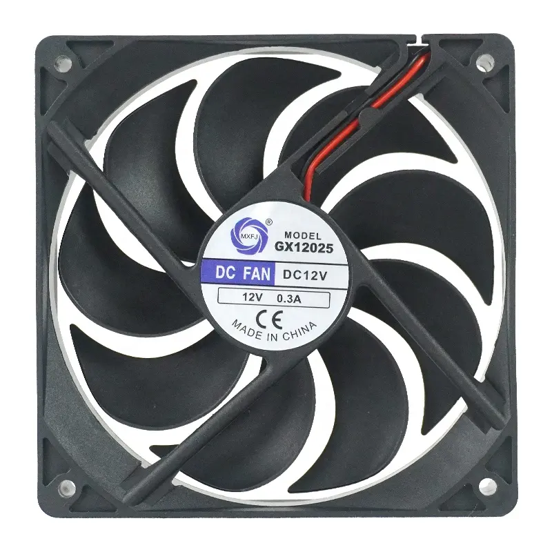 MEIXING GX12025 12V/24VDC 120x120x25mm ventilateur à flux axial manchon à bille haute vitesse faible bruit 4 pouces ventilateur de refroidissement