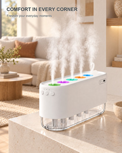 Humidificateurs portables rechargeables pour voiture, mini humidificateur d'air pour les voyages en véhicule et l'humidification quotidienne des petits espaces personnels - Product Image 1