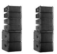 Subwoofer profesional de 18 pulgadas, altavoz pasivo Popular de 1200W alimentado por subwoofer, sistema de sonido