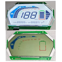 Afficheur à segments HTN 12 chiffres I2C 5V avec rétroéclairage blanc pour compteur de vitesse de vélo électrique SMS12130B