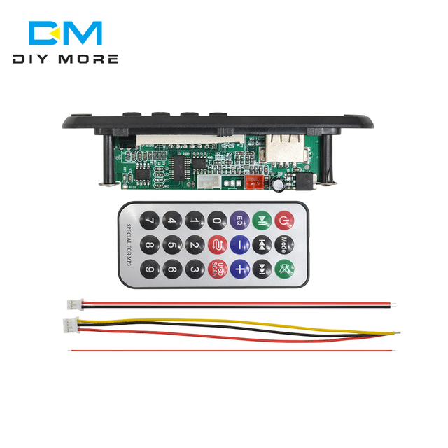 DC5/12V USB TF Remote SD FM Radio Audio Module AUX MP3 WMA Decoder Board for Car