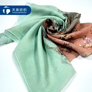 Высококачественная индивидуальная 100% полиэфирная однотонная окрашенная плиссированная шифоновая шаль с принтом, хиджаб оптом