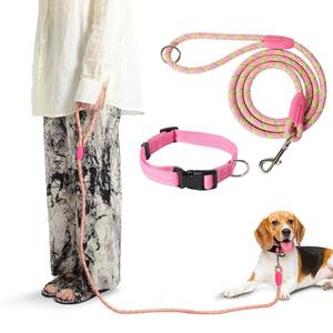 Correa de Perro de Diseño Personalizada 2026, de Nylon de Lujo, Ecológica, Resistente y Reflectante, con Cintas y Linterna, Cuerda Redonda para Diferentes Perros - Product Image 1