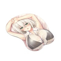 Tapis de bureau personnalisé OEM Tapis de souris de jeu Repose-poignet 3D Tapis de souris sexy pour bureau à domicile