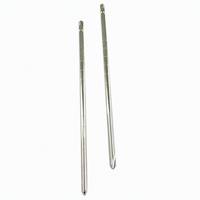 Composants de tarauds orthopédiques en acier inoxydable usinés CNC de précision, conformes ISO 13485, pour instruments chirurgicaux OEM