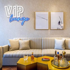 Enseigne néon LED VIP pour décoration murale, bleue et blanche, alimentée par USB, pour bar, hôtel, café - Product Image 6
