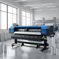 Imprimante à sublimation automatique Baiyin, largeur d'impression 1,8 m 1,6 m, imprimante grand format à solvant écologique CMYK, têtes I3200, têtes XP600