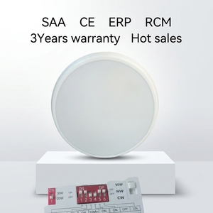 CE SAA 2power+3CCT Tri-Colors IP54 <strong>Led</strong> <strong>Ceiling</strong> <strong>Light</strong>,Push-lock Installation Round Waterproof <strong>Led</strong> <strong>Ceiling</strong> <strong>Light</strong> for <strong>Bedroom</strong> - Product Image 1