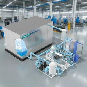 Máquina de Hielo en Lechada de Agua Salada para la Conservación de Pescado, Descongelación Automática, Diseño de Bajo Mantenimiento - Product Image 1