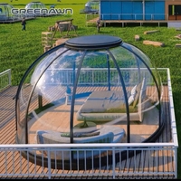 Dôme transparent en forme de bulle pour maison de campagne, maison PC, dôme pour salle à manger, café, stations balnéaires, villas, camping