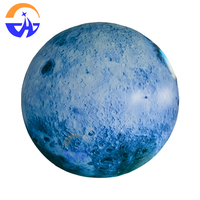 Boule de lune géante gonflable Chenghuang Oxford avec lumières LED pour événements, fêtes, spectacles, décoration de scène, jouet gonflable en forme de lune de dessin animé