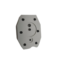 Bloc de collecteur hydraulique octogonal en aluminium sur mesure, usiné CNC, pour fluides pneumatiques