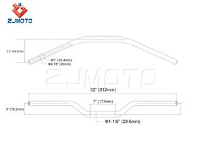8 "+ 1" pince droite <span class=keywords><strong>guidon</strong></span> Riser pour Harley Softail Dyna Sportster Street Bob moto Club Style 4 couleurs <span class=keywords><strong>guidon</strong></span> - Product Image 3