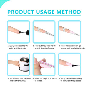 KNC Extensions d'<span class=keywords><strong>ongles</strong></span> auto-nivelantes Soak Off Private Label OEM 1KG 42Colors Nail Construction Extension UV <span class=keywords><strong>Gel</strong></span> Builder For Nails - Product Image 4