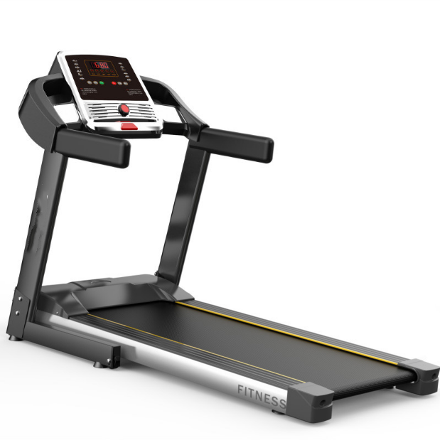 Home Smart Electric Treadmill with LCD Screen Foldable Design Aluminum Frame Multi-Functional Trainer 150kg Capacity
