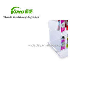 Clear <b>Acrylic</b> Multi-Tier Desktop <b>Display</b> <b>Stand</b> for Skincare Products - Hand Cream - Product Image 4