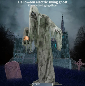 Accesorios Mecánicos Eléctricos con Sensor para <span class=keywords><strong>Halloween</strong></span>, Decoración para Casa Embrujada, Habitación Secreta, Bar, Fantasmas Oscilantes - Product Image 2
