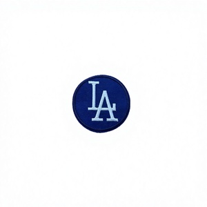 Wholesale Eco-Friendly Designer Iron-<b>On</b> Embroidered English Letter <b>Patches</b> for Hats Bags Clothes-<b>Sew</b>-<b>On</b> LA <b>Patch</b> - Product Image 4