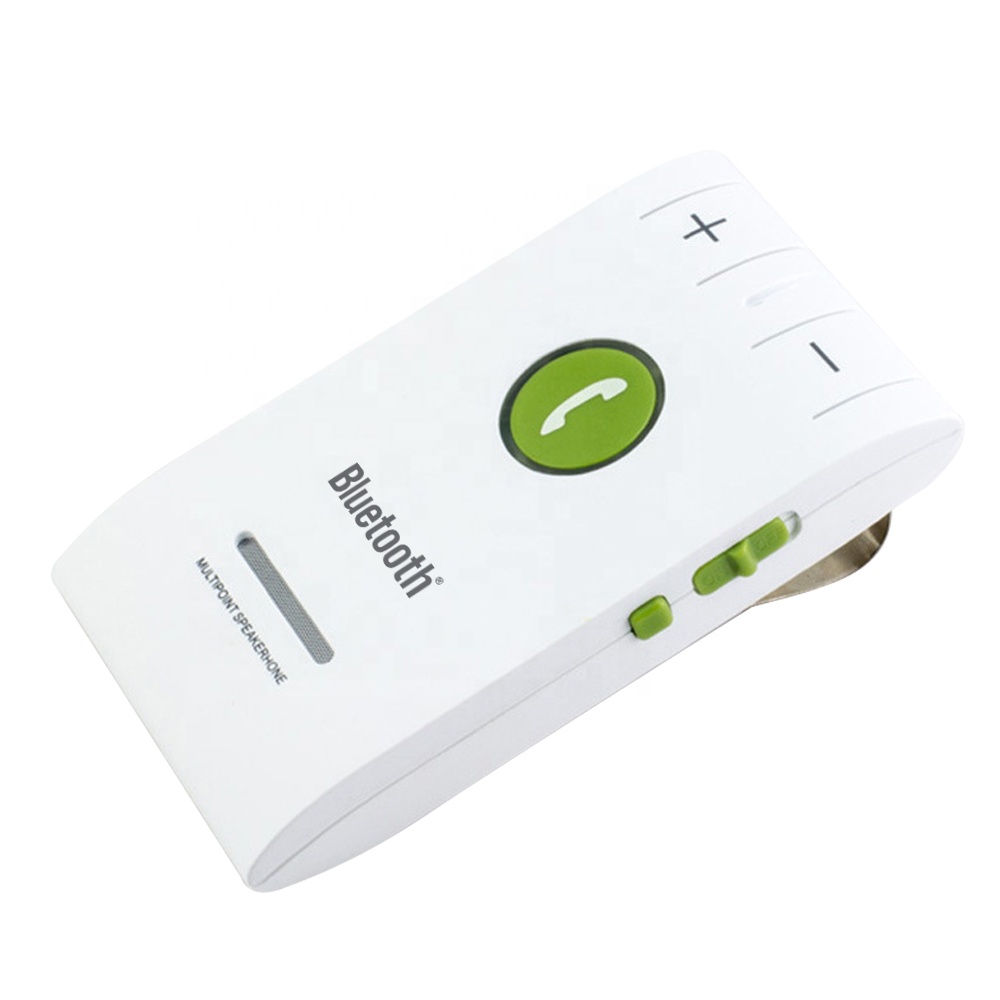 Многоточечный адаптер AGETUNR 6E bluetooth V4.1 для подключения 2 устройств MP3-плеер автомобильный комплект громкой связи козырек плата Громкоговоритель Белый