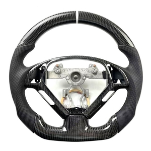 Accesorios Interiores para Vehículos Personalizados al por Mayor, Compatibles con Infiniti Q60 Q50s <span class=keywords><strong>2007</strong></span> 2008 G35X 2019 QX80, Volante de Fibra de Carbono - Product Image 4