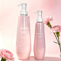 Bouteille de conditionneur pour animaux de compagnie 500ml 1000ml Forme ovale pour usage en salon avec pompe à verrouillage