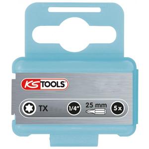 KS TOOLS - 910.2331 Mèche en ACIER INOXYDABLE 1/4 ''Torx (5 pcs) -OUTILS EN ACIER INOXYDABLE EAN 4042146294840 AUTRES OUTILS EN ACIER INOXYDABLE - Product Image 1