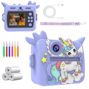 Nouvel appareil photo miniature couleur 2025 avec impression instantanée pour les tout-petits et les enfants âgés de 3 à 11 ans, appareil photo numérique, cadeaux d'anniversaire, cadeaux pour la fête des enfants - Product Image 3
