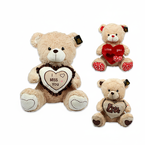 20 \ "Orso bruno misto con cuore e suono 3-stile di san valentino forniture 6 pz/CS - Product Image 2