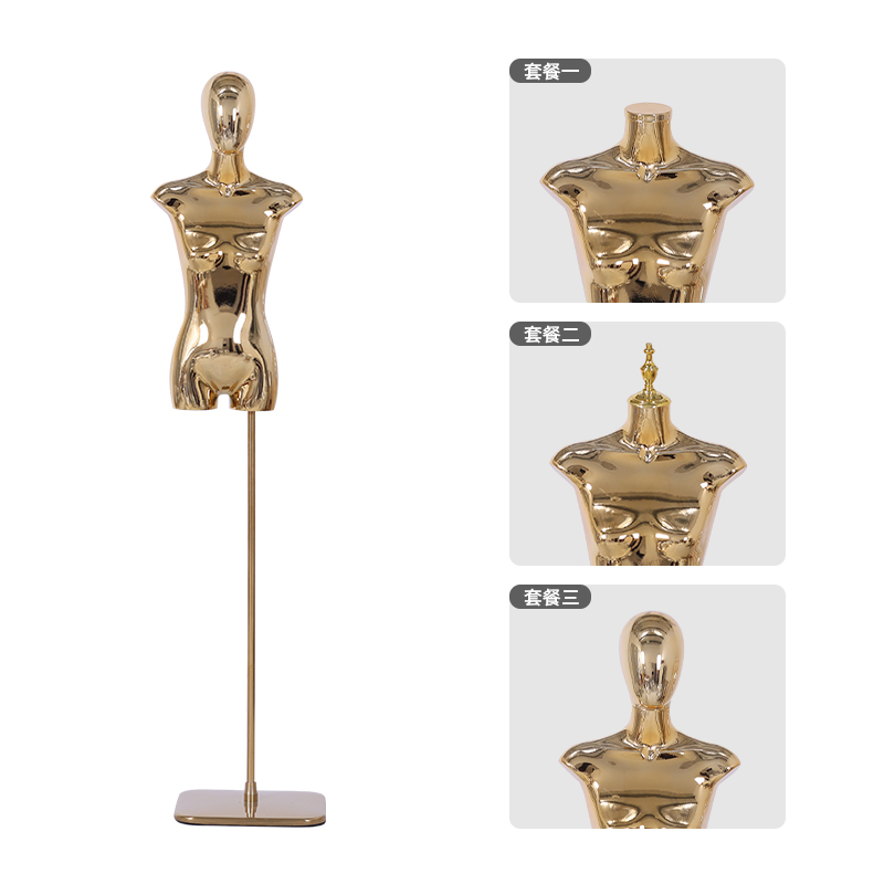 Electroplated gold head flat body