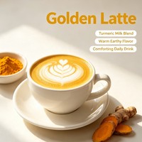 Private Label Gouden Melkpoeder Aanpassen Gouden Kurkuma Latte 100G Kurkuma Latte Poeder