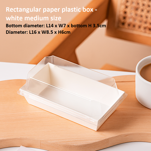 Classic Wholesale Cake Box Roll Sandwich Packaging Box High Demand <b>Bakery</b> Packaging Box Cake Roll Swiss Roll Towel - Product Image 5