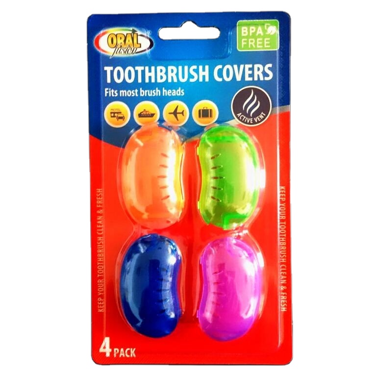 Новый дизайн, дорожный Пылезащитный портативный многоразовый чехол для зубной щетки в форме горошка