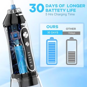 H2ofloss HF-6 Irrigador <span class=keywords><strong>Dental</strong></span> Inalámbrico Mejorado, Irrigador Oral Eléctrico Profesional, <span class=keywords><strong>Limpiador</strong></span> de Dientes con Chorro de Agua - Product Image 6