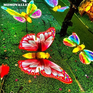 Lumière LED papillon décorative <span class=keywords><strong>de</strong></span> grande taille <span class=keywords><strong>de</strong></span> 74 cm pour la simulation dynamique, éclairage paysager extérieur, centres commerciaux, Noël - Product Image 3