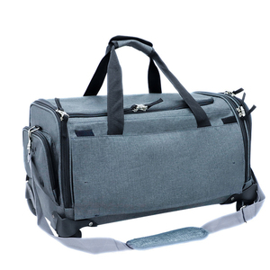 Portable Foldable <b>Pet</b> Travel <b>Carrier</b> Eco-Friendly Dog and Cat Tote Bag with Wheels and Zipper Closure for Outdoor Adventures - Product Image 5